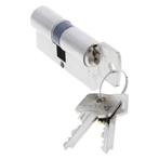 Starx profielcilinder (1x) vernikkeld - 60 (30/30) mm, Doe-het-zelf en Verbouw, Hang- en Sluitwerk, Verzenden, Nieuw