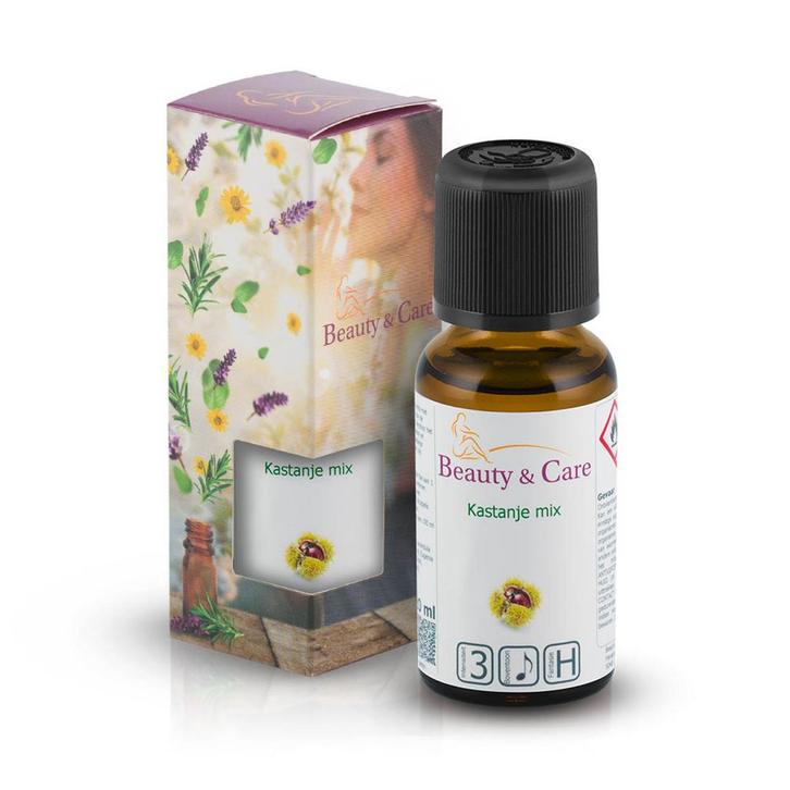 Beauty & Care Kastanje mix 20 ml.  new, Sport en Fitness, Gezondheidsproducten en Wellness, Aroma, Nieuw, Ophalen of Verzenden