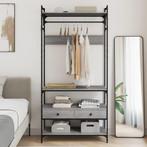 vidaXL Kledingkast met lades 89x39x184,5 cm bewerkt hout, Huis en Inrichting, Kasten | Kledingkasten, Verzenden, Nieuw