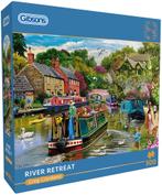 Greg Giordano - River Retreat Puzzel (500 stukjes) | Gibsons, Hobby en Vrije tijd, Denksport en Puzzels, Verzenden, Nieuw