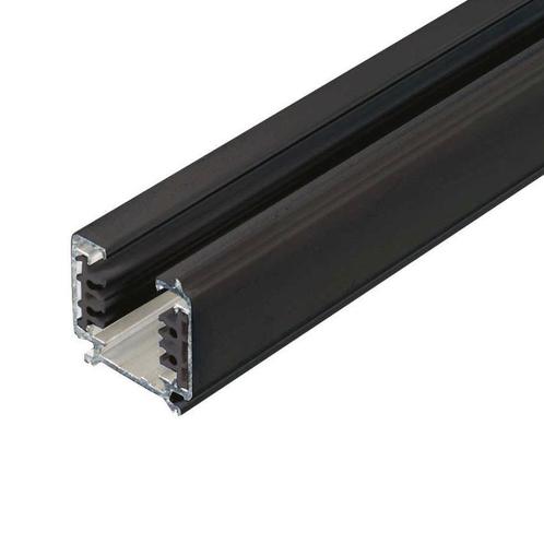 3-Fase Spanningsrails - Zwart - 100cm, Huis en Inrichting, Lampen | Plafondlampen, Nieuw, Metaal, Ophalen of Verzenden