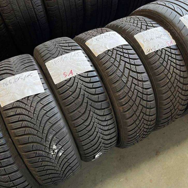 4 x Hankook 185-65-15 Winterbanden 6,5mm, Auto-onderdelen, Banden en Velgen, 15 inch, Winterbanden, 185 mm, Personenwagen, Gebruikt