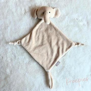 JOLLEIN knuffeldoekje speendoekje olifant | Nougat beschikbaar voor biedingen