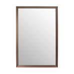 *WOONWINKEL* Kare Design Arezzo Coffee Spiegel Met Bruine Li, Huis en Inrichting, Woonaccessoires | Spiegels, Verzenden, Nieuw