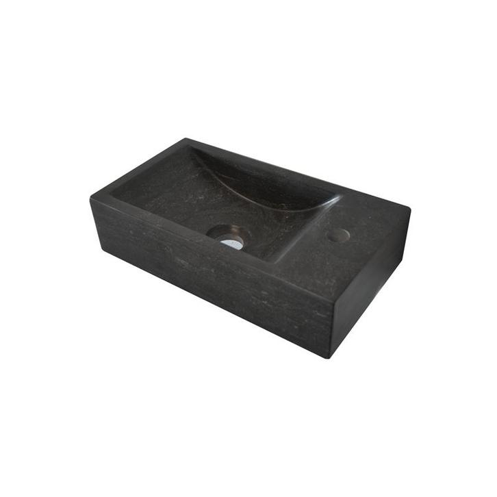 Sani Royal Fontein Natuursteen Recto Mini 36x18x10, Doe-het-zelf en Verbouw, Sanitair