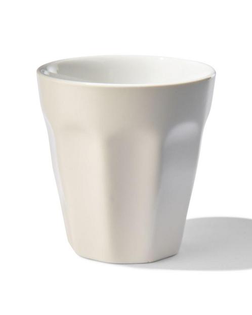 HEMA Espressomok 90ml Mirabeau aardewerk wit, Huis en Inrichting, Keuken | Servies, Nieuw, Verzenden