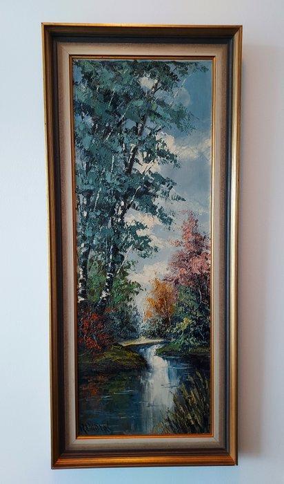 Willem Frederik Reinders (1881-1960) - Bosgezicht met, Antiek en Kunst, Kunst | Schilderijen | Klassiek