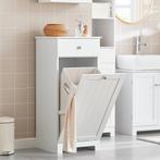 2dekans | SoBuy Badkamerkast - met Wasmand - 40 x 90x 38 cm, Huis en Inrichting, Woonaccessoires | Spiegels, Ophalen of Verzenden