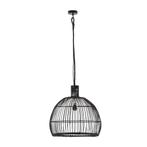 *WOONWINKEL* Must Living Las Salinas Zwarte Rotan Hanglamp 5, Nieuw, Verzenden