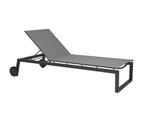 Stern nRobin ligstoel aluminium - Antraciet/zilver, Tuin en Terras, Tuinstoelen, Ophalen of Verzenden, Nieuw