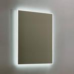 Spiegel Sanilux Mirror Infinity 80x70x4,5 cm Aluminium met, Huis en Inrichting, Woonaccessoires | Spiegels, Nieuw, Minder dan 100 cm