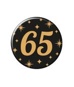 65 Jaar Button, Hobby en Vrije tijd, Feestartikelen, Verzenden, Nieuw