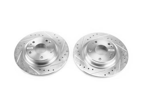 Power Stop 17-18 Honda Civic Si Rear Evolution Drilled &, Auto-onderdelen, Remmen en Aandrijving, Ophalen of Verzenden