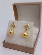 Oorbellen 10x11mm Gouden Zuidzee Parels - 14 kt. Geel goud -, Nieuw