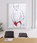 A Broken Universe (1980) - Red trunks (XL), Antiek en Kunst, Kunst | Schilderijen | Modern