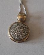 Ketting met hanger - 18 karaat Witgoud - 0.20ct. tw. -