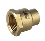 Koper soldeer messing schroefbus, binnendraad-54 mm x 2, Verzenden, Nieuw