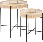 2dekans | Mica Decorations Leandro Bijzettafel - Set van 2 -, Ophalen of Verzenden, Zo goed als nieuw