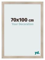 Fotolijst 70x100 cm - Eiken Licht - MDF - Pisa, Huis en Inrichting, Woonaccessoires | Lijsten, Verzenden, Nieuw