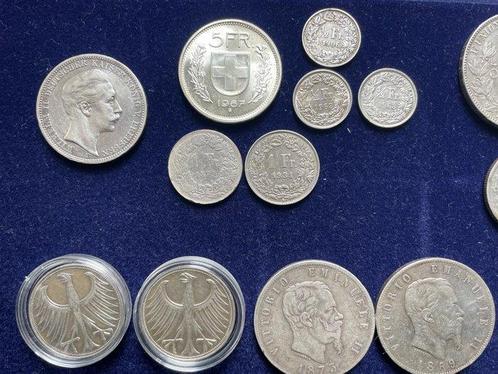 Wereld. Lot de 41 monnaies Argent du monde (330g). 1867-2010, Postzegels en Munten, Munten | Europa | Niet-Euromunten