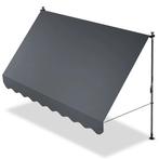 Klemluifel Kapstadt - 300x120 cm - Grijs, Tuin en Terras, Zonneschermen, Verzenden, Nieuw