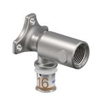 Uponor MLC perskoppeling muurplaat 16 x 1/2 extra lang, Ophalen of Verzenden, Nieuw