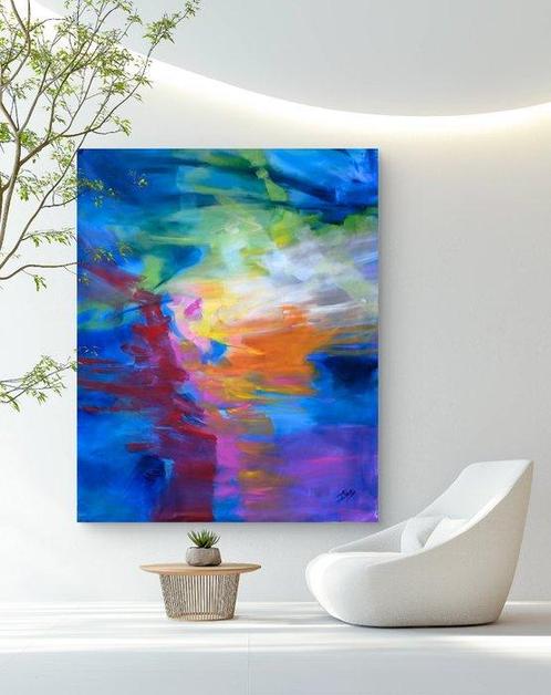 Isabel Tapias T - Despertar XXL, Antiek en Kunst, Kunst | Schilderijen | Modern