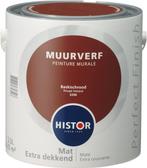 Histor Perfect Finish Muurverf Mat - Baskisch Rood 6390 -..., Doe-het-zelf en Verbouw, Verf, Beits en Lak, Nieuw, Ophalen of Verzenden