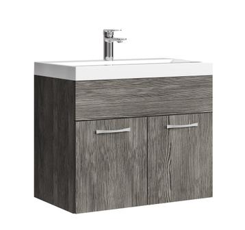 Badkamermeubel Montreal Set 01 60 x 35 cm Grijs Eiken beschikbaar voor biedingen
