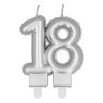 Zilveren Kaars 18 Jaar 8cm, Hobby en Vrije tijd, Verzenden, Nieuw
