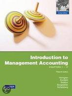 Introduction To Management Accounting 9780138000929, Zo goed als nieuw