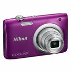 Nikon Coolpix A100 Digitale Compact Camera - Paars (In doos), Verzenden, Zo goed als nieuw