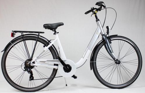 MBM Damesfiets Lage Instap 28 Inch People 7V Wit - 2e Kans, Fietsen en Brommers, Fietsen | Dames | Damesfietsen, Zo goed als nieuw