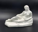 Mihály Dabóczi - sculptuur, Art deco woman - 19 cm -, Antiek en Kunst, Antiek | Glas en Kristal