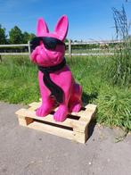 Beeld, fuchsia dog with glasses garden image or indoor - 78