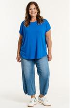 Gozzip baggy broek elastiek detail Maat:, Kleding | Dames, Broeken en Pantalons, Verzenden, Nieuw, Overige kleuren