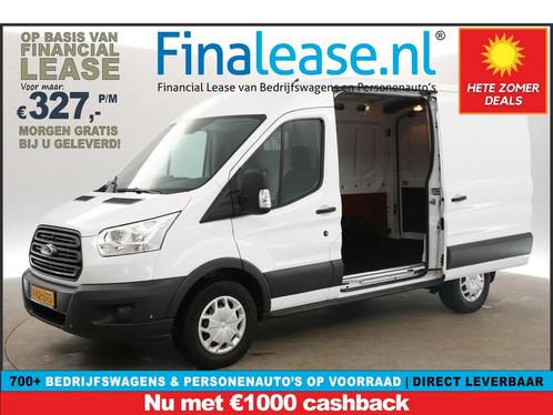 Ford Transit 350 2.0 TDCI L2H2 170PK 2800KG Trekgew. €327pm, Auto's, Bestelauto's, Lease, Handgeschakeld, Diesel, Ford, Wit, Verzenden