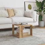vidaXL Salontafel 40x40x30 cm bewerkt hout artisanaal, Minder dan 50 cm, 50 tot 100 cm, Verzenden, Nieuw