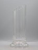 Daum - Vaas -  Gevormd als een afgeknotte kolom  - Glas