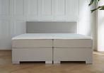 ACTIE! Boxspring Andorra 140 200 Beige, Verzenden, Beige, Nieuw, 140 cm