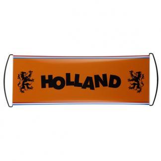 Banier Holland | 78 centimeter (Oranje/Zwart), Hobby en Vrije tijd, Feestartikelen, Nieuw, Verzenden