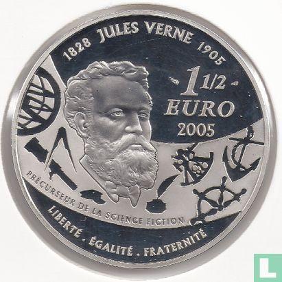 Frankrijk 1½ euro 2005 (PROOF) 100th anniversary Death o.., Postzegels en Munten, Munten | Europa | Euromunten, Losse munt, Goud
