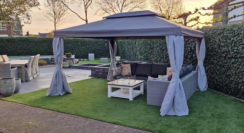 3 x 4 mtr Paviljoen Excellent waterdicht sterk aluminium, Tuin en Terras, Partytenten, Minder dan 4 meter, Minder dan 5 meter