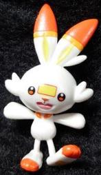 Jazwares Pokémon Figure 4CM-Scorbunny (Diversen) NIEUW, Verzamelen, Ophalen of Verzenden, Nieuw