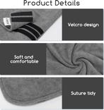 Hondenbadjas - Badjas hond - Ruglengte 60 cm - L - Grijs - N, Verzenden, Zo goed als nieuw