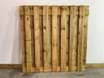 Veiling - 10x Grenen - 17-planks - houten tuinscherm geïmpr beschikbaar voor biedingen
