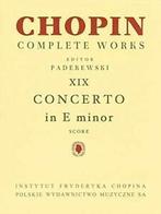 Piano Concerto in E Minor Op. 11: Chopin Complete Works Vol., Cd's en Dvd's, Cd's | Dance en House, Zo goed als nieuw, Verzenden