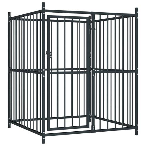 vidaXL Hondenkennel voor buiten 120x120x150 cm, Dieren en Toebehoren, Honden-accessoires, Nieuw, Verzenden