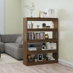 vidaXL Boekenkast/kamerscherm 100x30x135 cm bruin eikenkleur, Huis en Inrichting, Kasten | Boekenkasten, 100 tot 150 cm, Verzenden