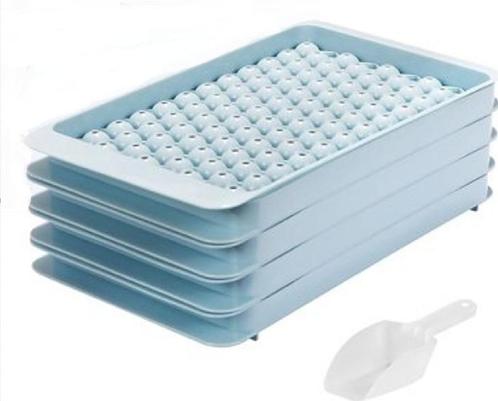 Mini ronde ijsblokjesvormen 104 x 4 stuks met ijsschep, Huis en Inrichting, Keuken | Keukenbenodigdheden, Nieuw, Verzenden